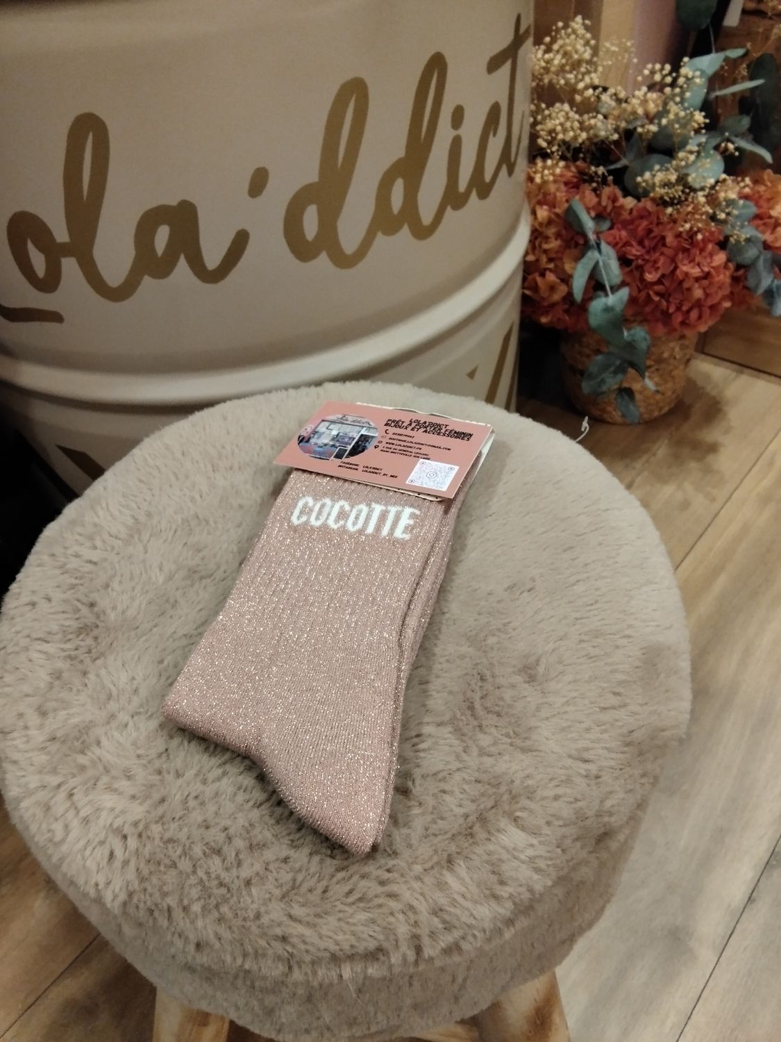 Les chaussettes a paillettes Cocotte 