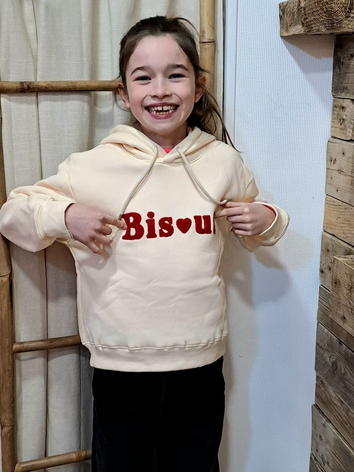 Le sweat bisous