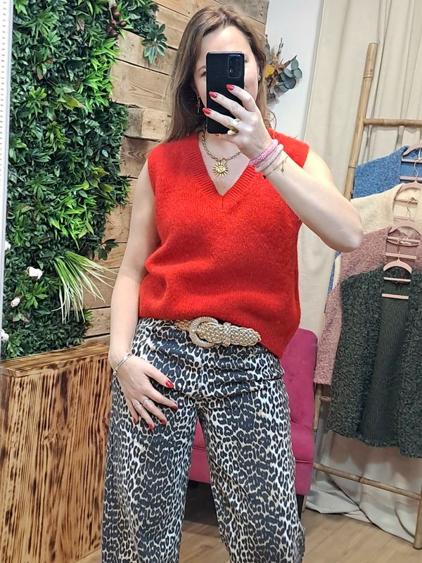 Le pull sans manches