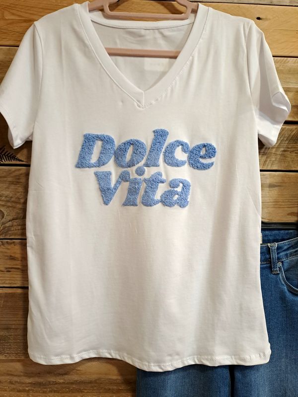 Le tee shirt dolce vita bleu