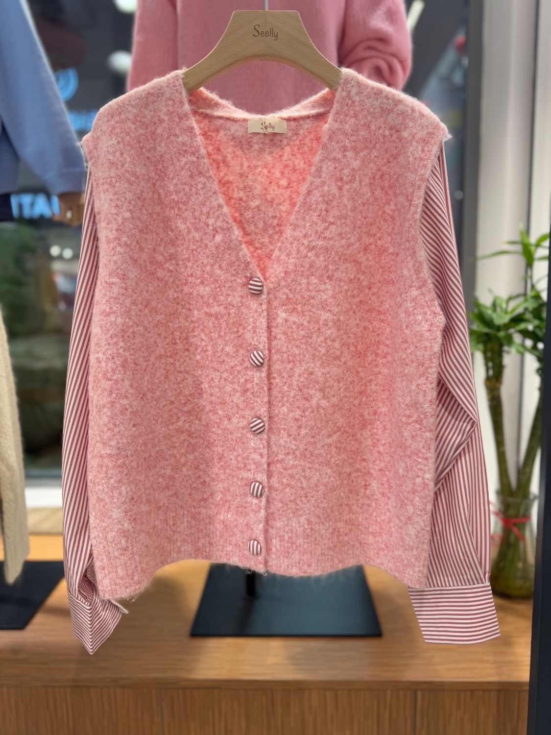 Gilet chemise intégrée