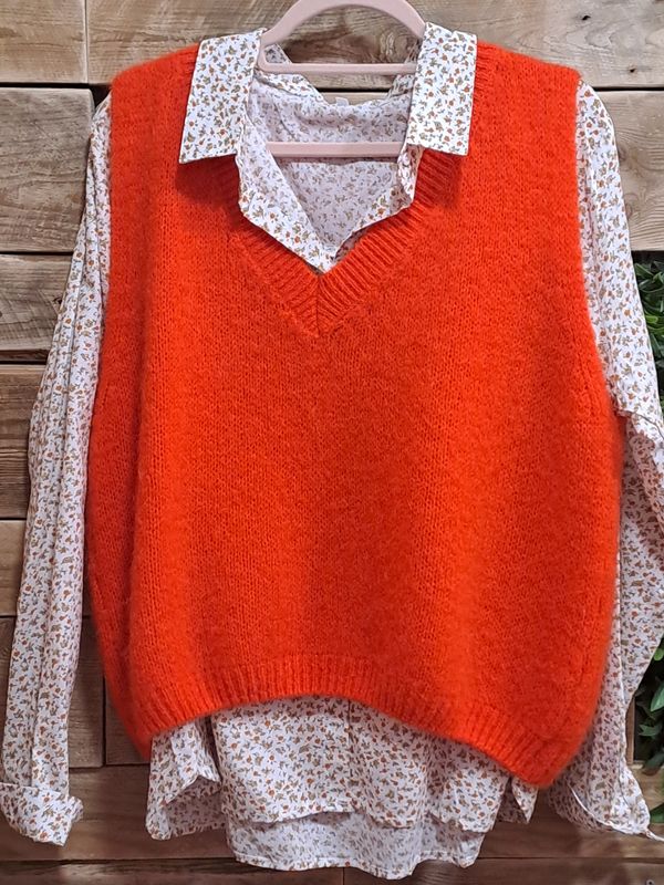 Le pull sans manches