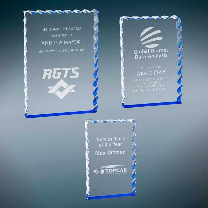 Acrylic Awards - Wave, Tribute, Mirage