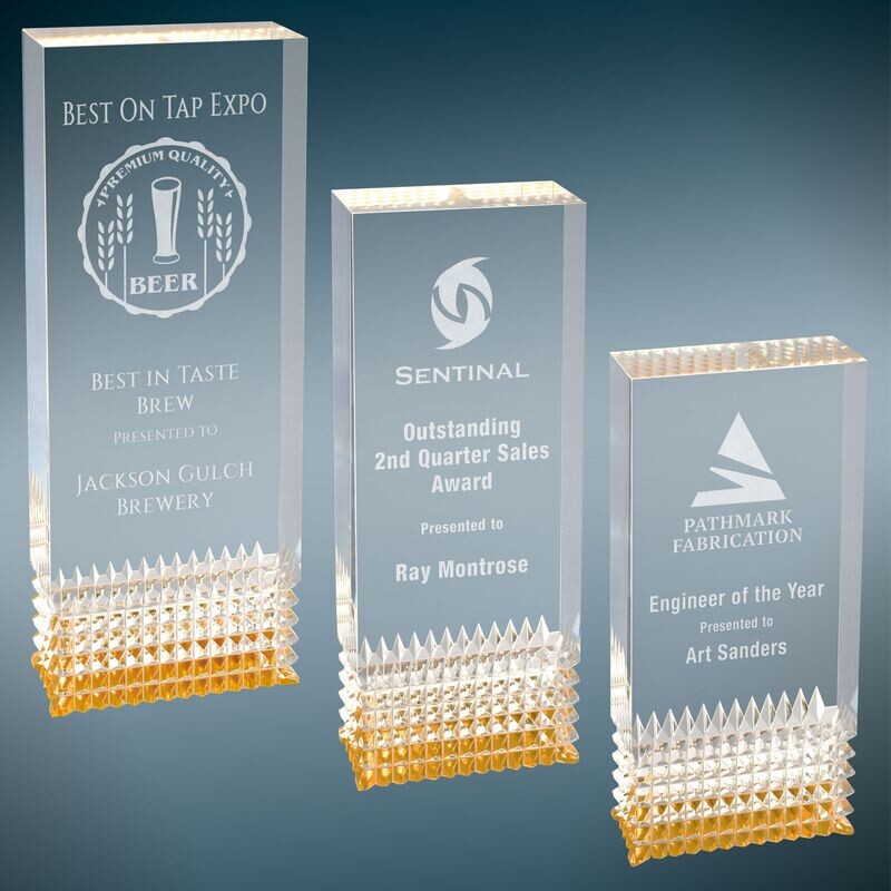 Acrylic Awards - Wave, Tribute, Mirage