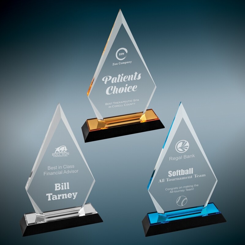 Acrylic Awards - Arrow and Octagon