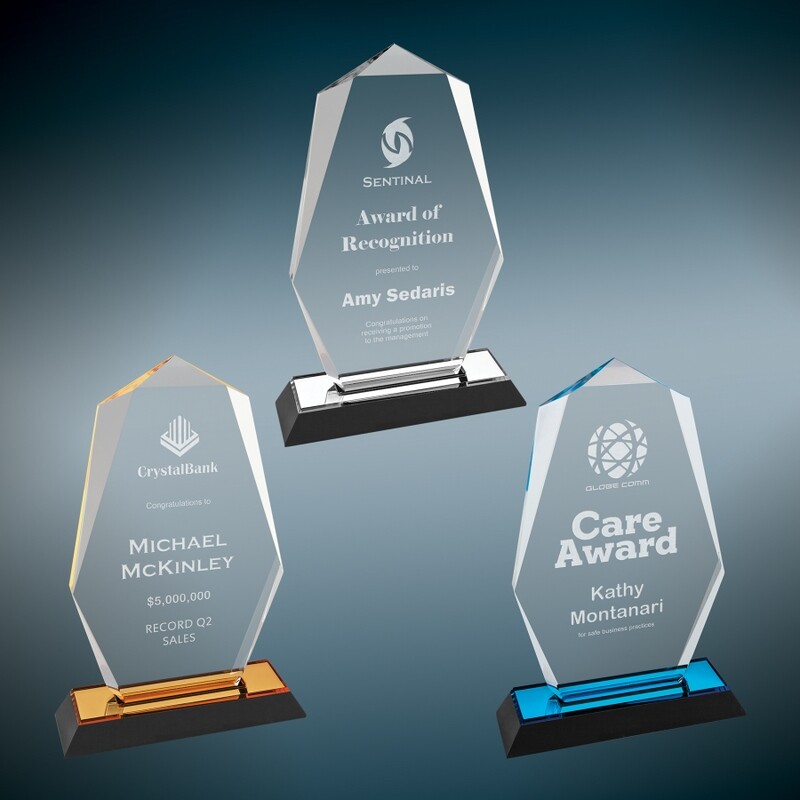 Acrylic Awards - Arrow and Octagon