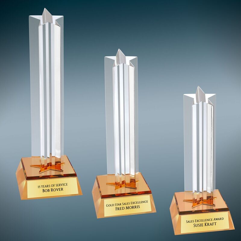 Acrylic Awards - Star Column