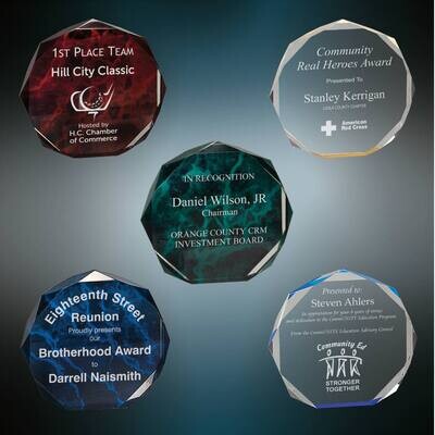 Acrylic Awards - Octagon
