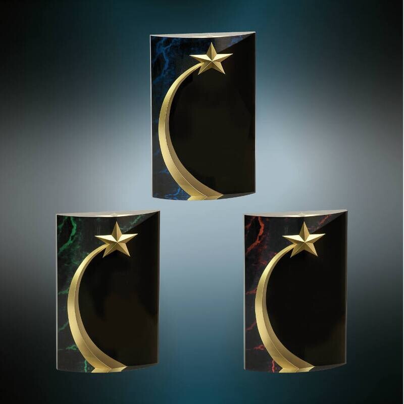 Acrylic Awards - Rounded Marble