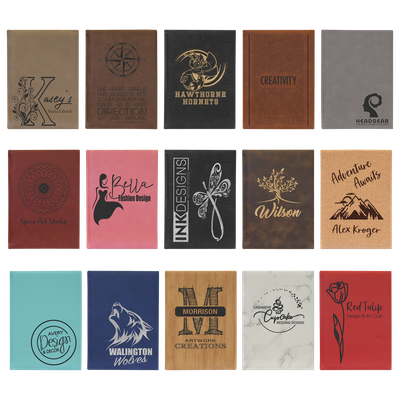 Leatherette Journals &amp; Sketchbooks