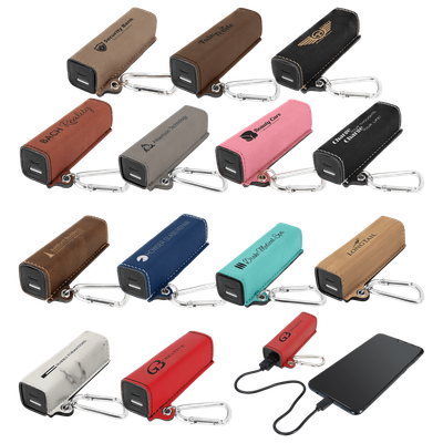 Power Banks in Leatherette