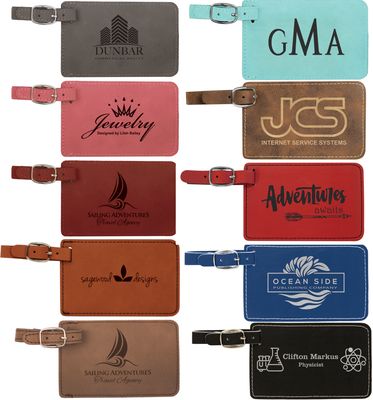 Leatherette Luggage Tags