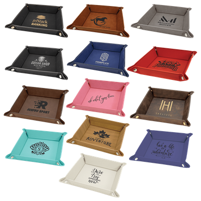 Leatherette Folding Tray