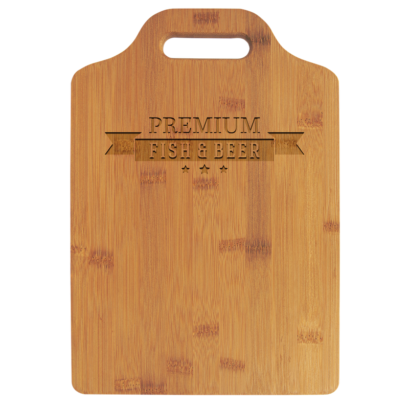 Bamboo Rectangle Cutting Boards with handles
