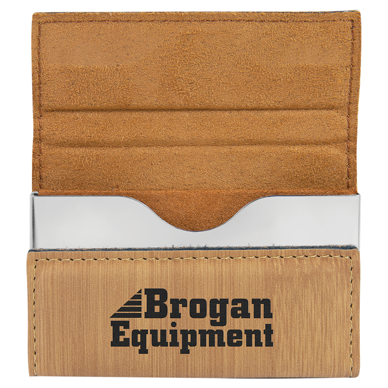 Leatherette Hard Shell Business Card Case