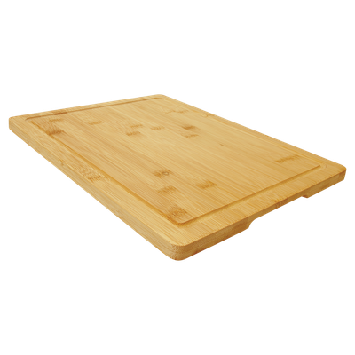 Bamboo Rectangle Cutting Boards with groove