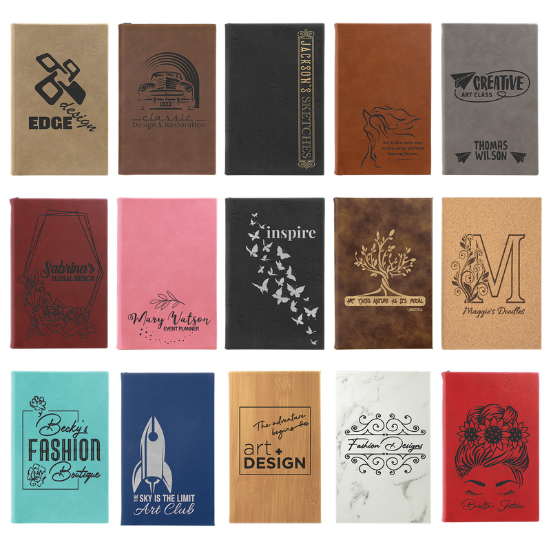 Leatherette Journals &amp; Sketchbooks