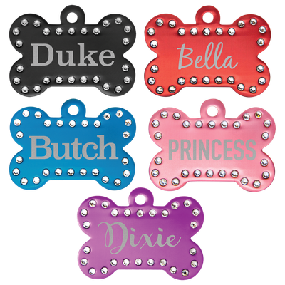 Pet Tags in Anodized Aluminum