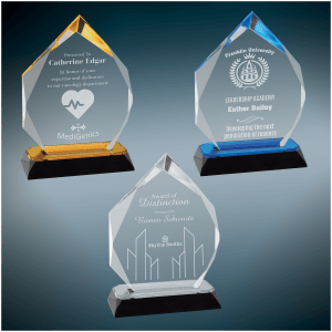 Acrylic Awards - Arrow and Diamond