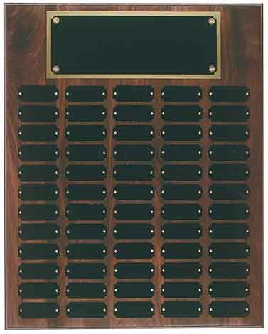 Perpetual Plaques with Solid Walnut