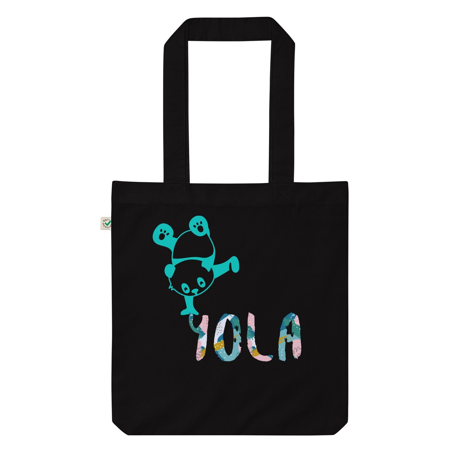 Organic fashion tote bag