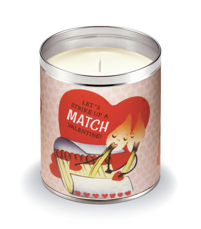 "Let's Strike Up a Match"   Vintage Valentine
