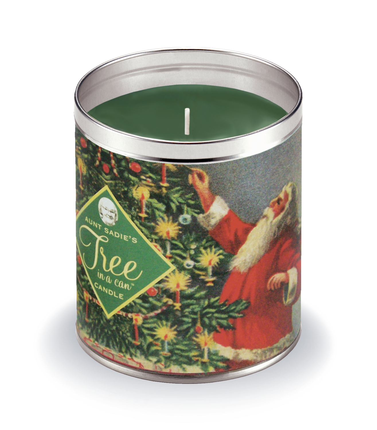 Santa Tree in a Can