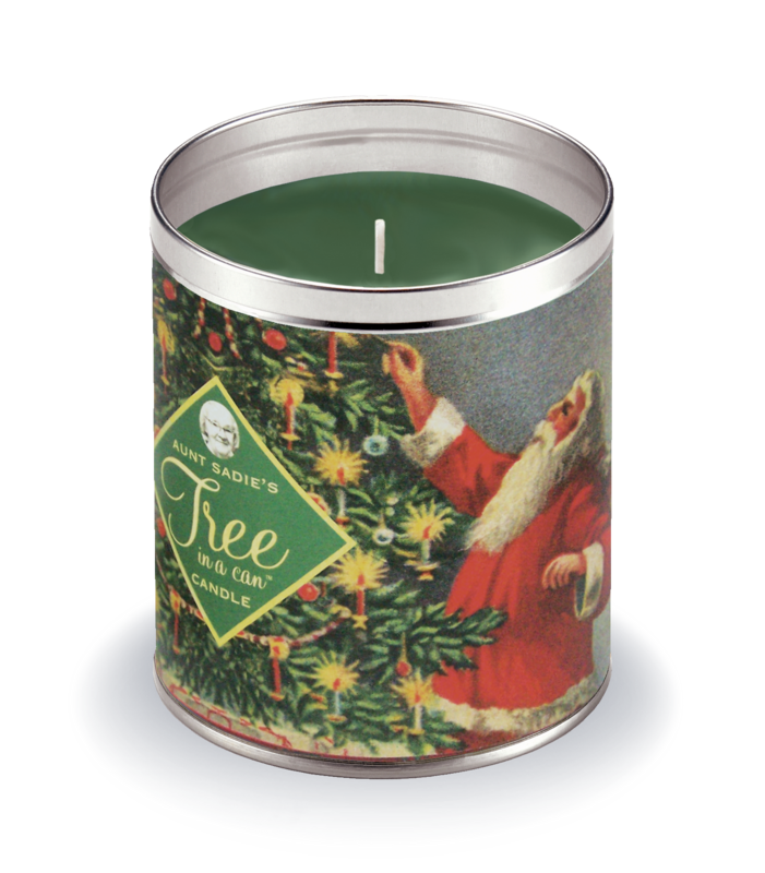 Santa Tree in a Can