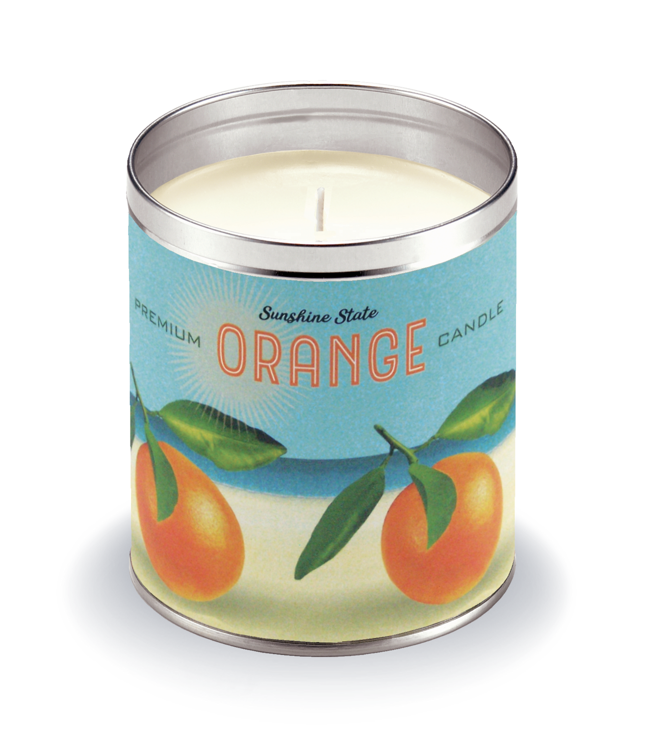 Vintage Orange Candle