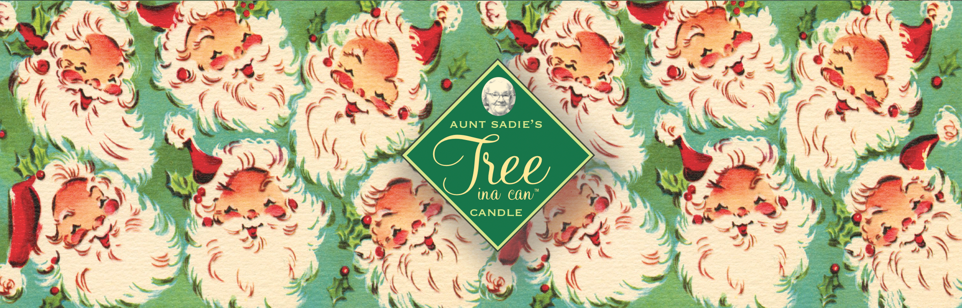 Laughing Santas Tree in a Can