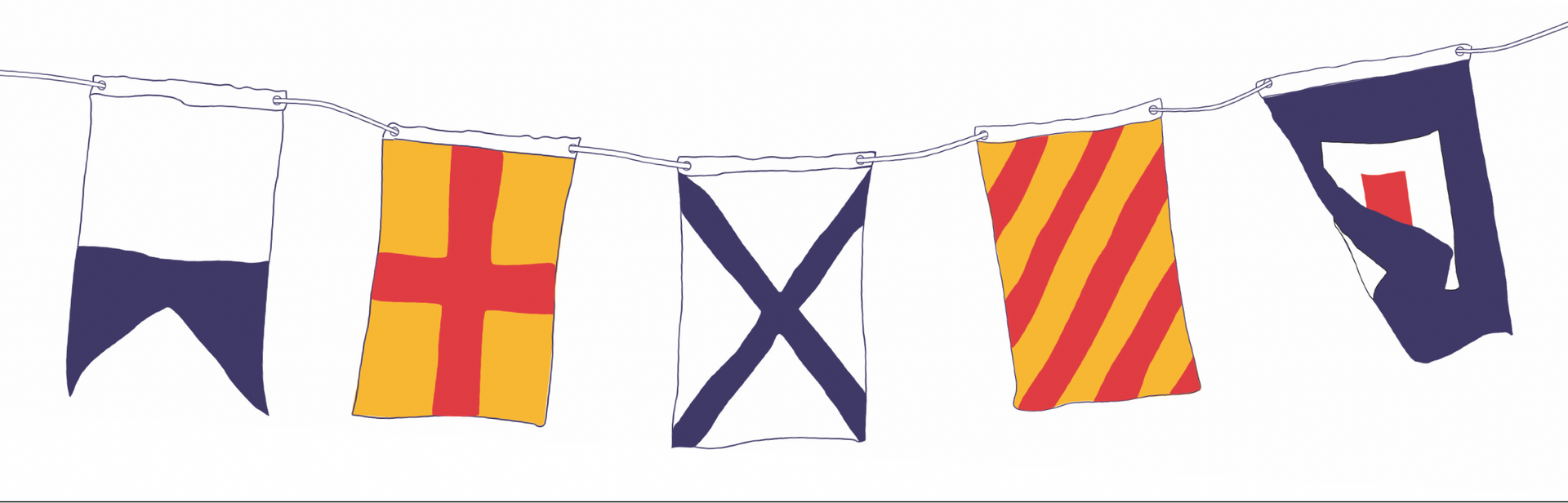 Nautical Flag Line Kate Nelligan