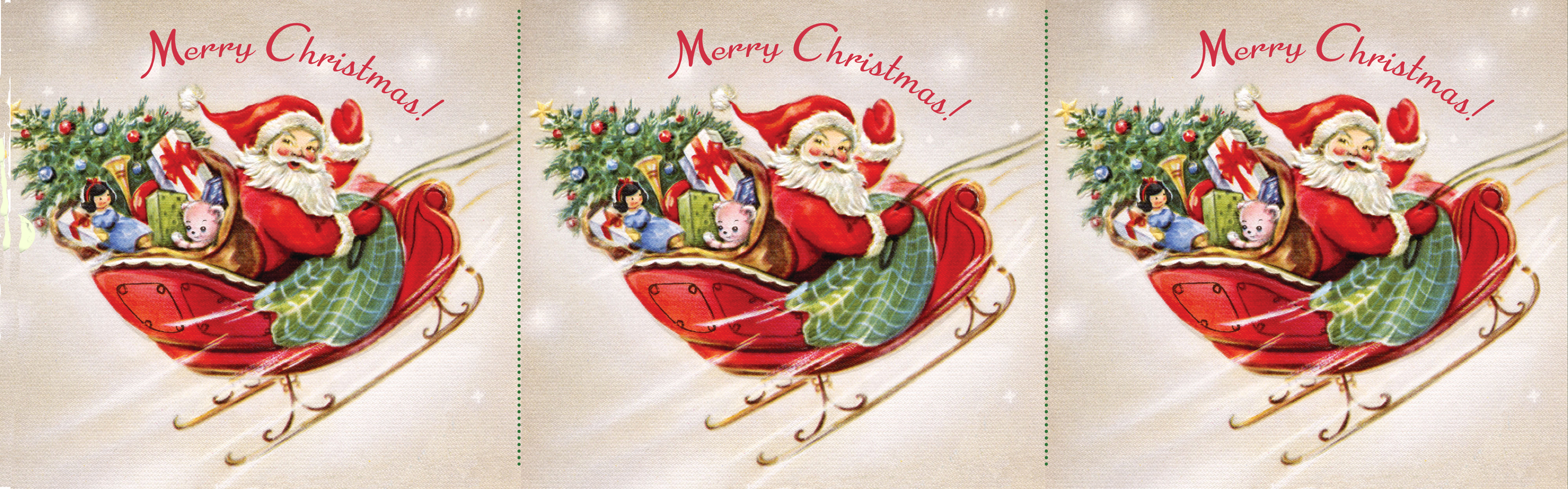 Santa's Coming!    NEW GOLD TIN