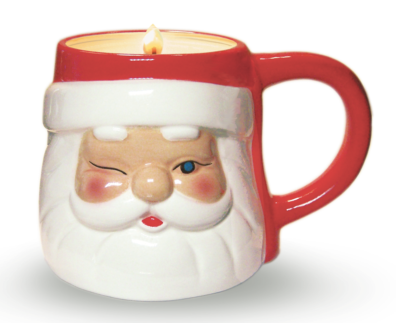 "Seconds" Ceramic Santa Mug (large)
