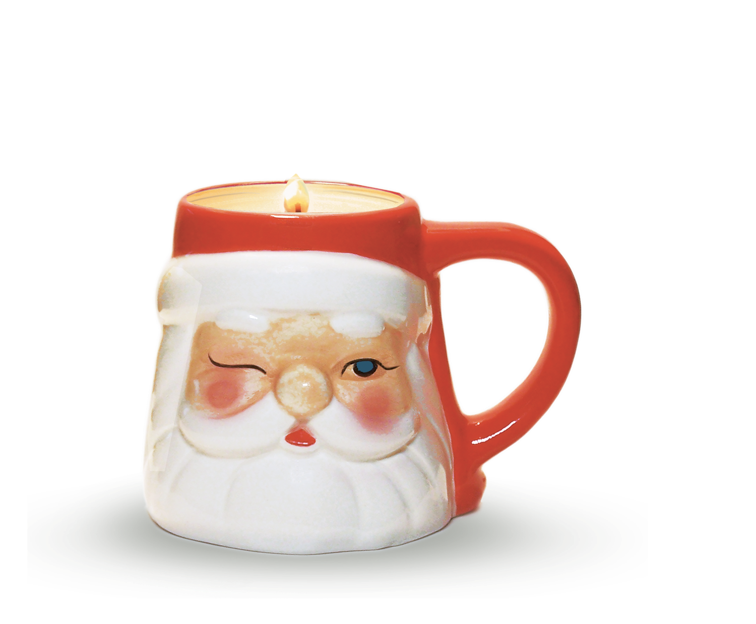 "Seconds" Ceramic Santa Mug (small)