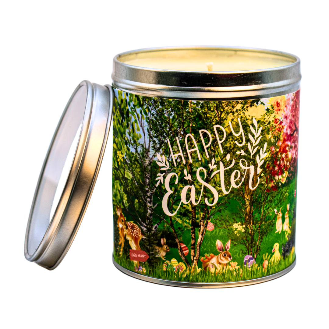 The Easter Egg Hunt (White lettering 2), Tin Color: Silver