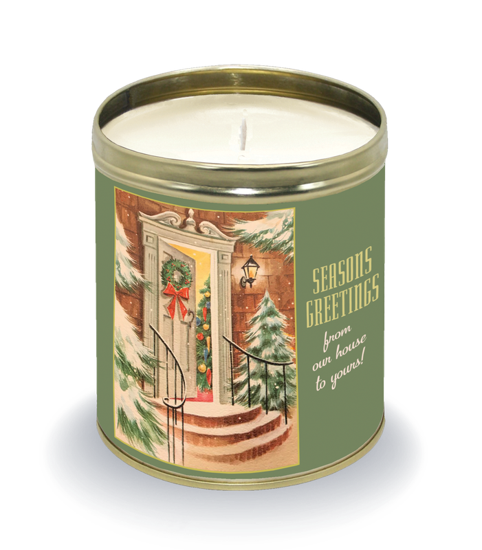 "From Our House to Yours"  NEW GOLD TIN