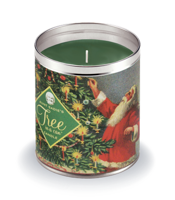 Santa Tree in a Can
