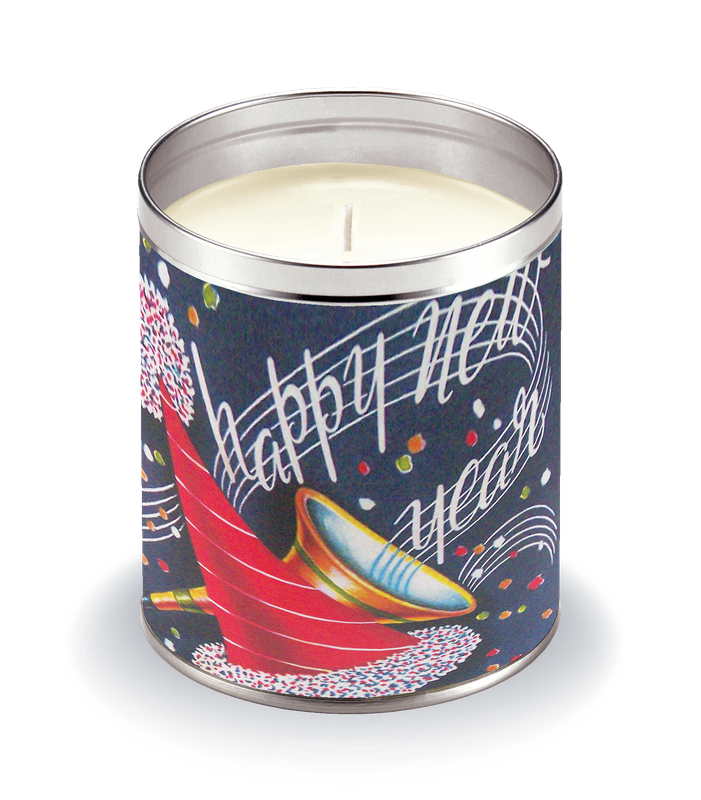 Happy New Year Candle