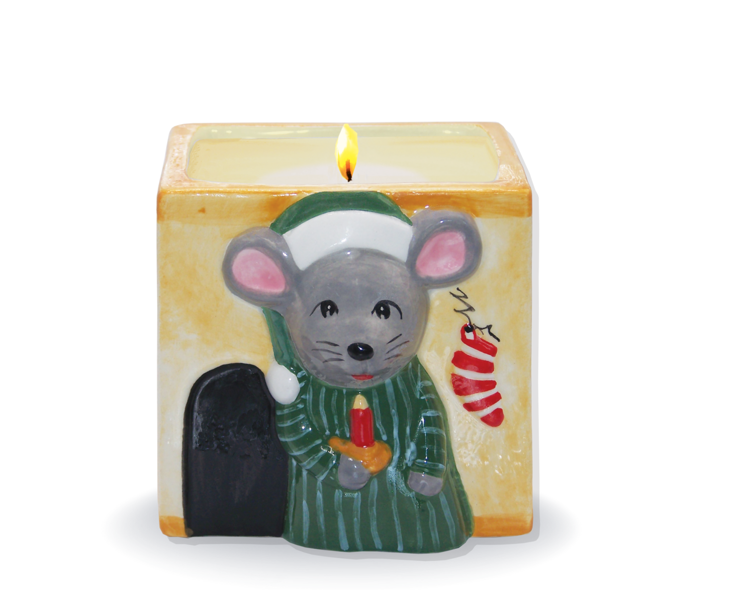 Ceramic Christmas Mouse