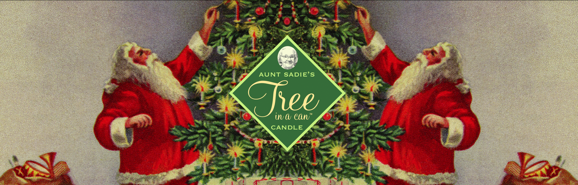 Santa Tree in a Can
