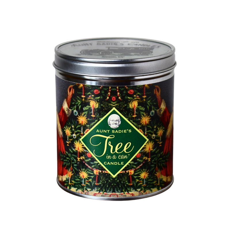 Santa Tree in a Can