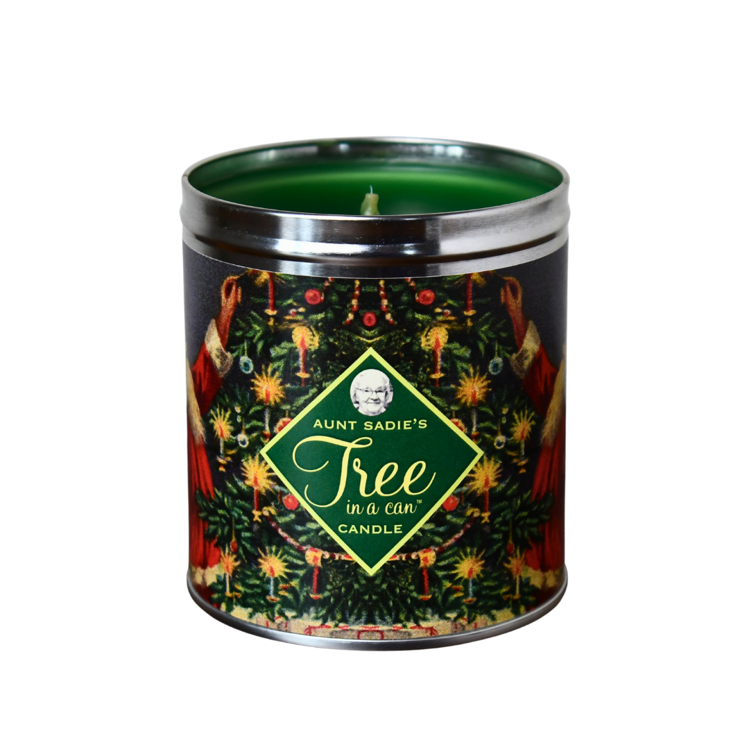 Santa Tree in a Can