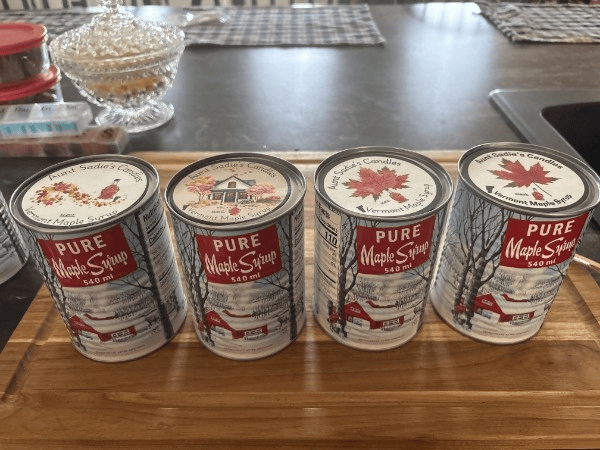 Maple in a Can Candle