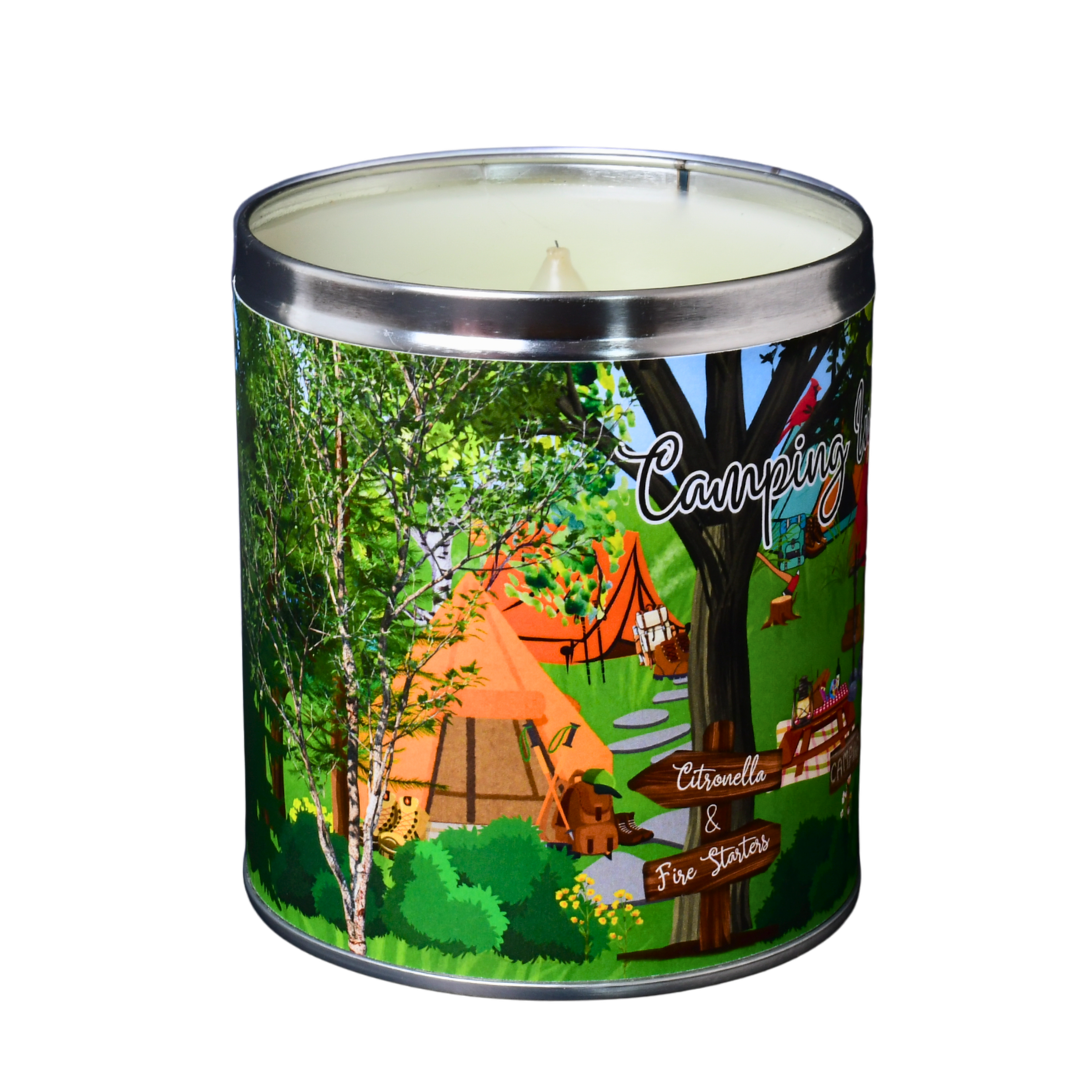 Camping in Vermont Candle | Aunt Sadie's Candles