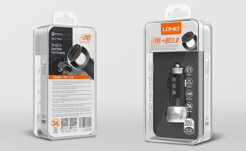LDNIO Car Charger  PD