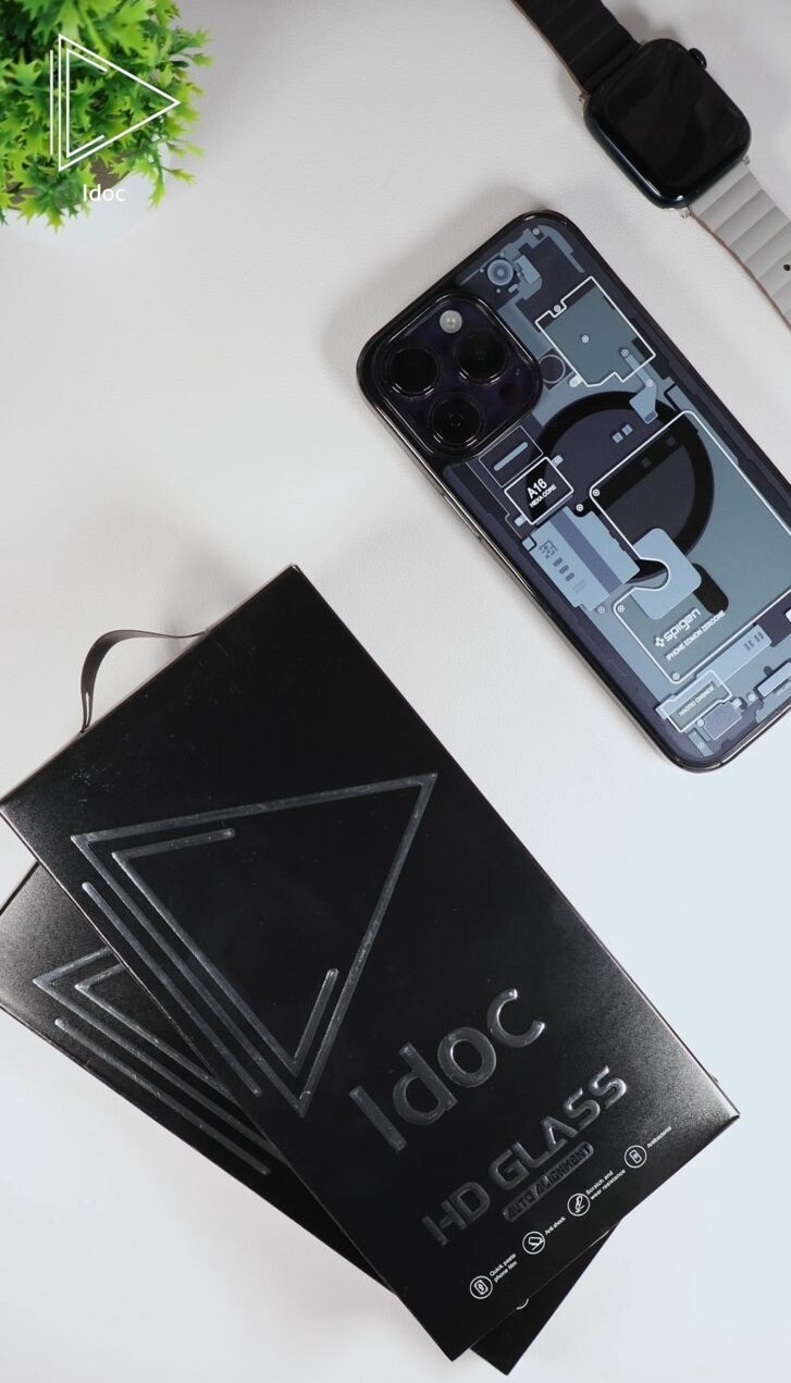 Idoc Full Screen Clear Glass with Installation Kit