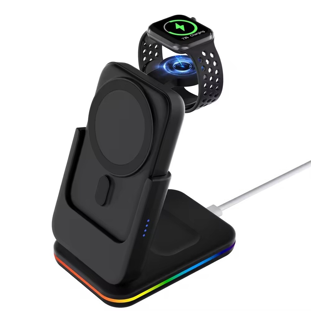 Foldable Wireless Station + Detachable Power Bank 5000mAh (3 Months Warranty)