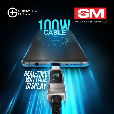 GM PD 100W Data C to C Cable (1 Year Warranty)