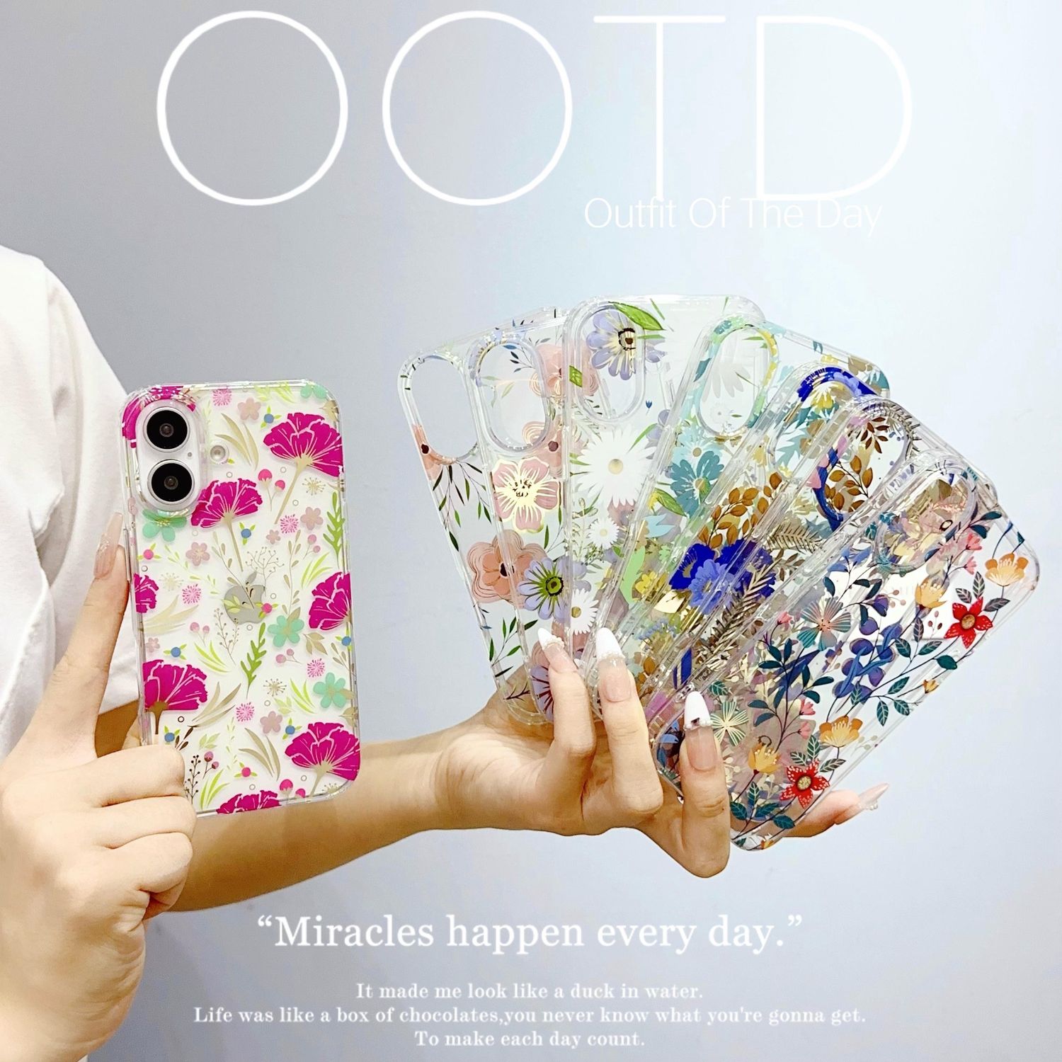 Floral Printed  Case