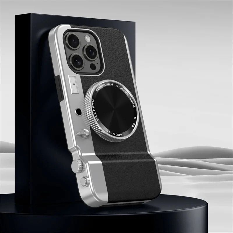 Retro Bluetooth Camera Magsafe Case (Black)